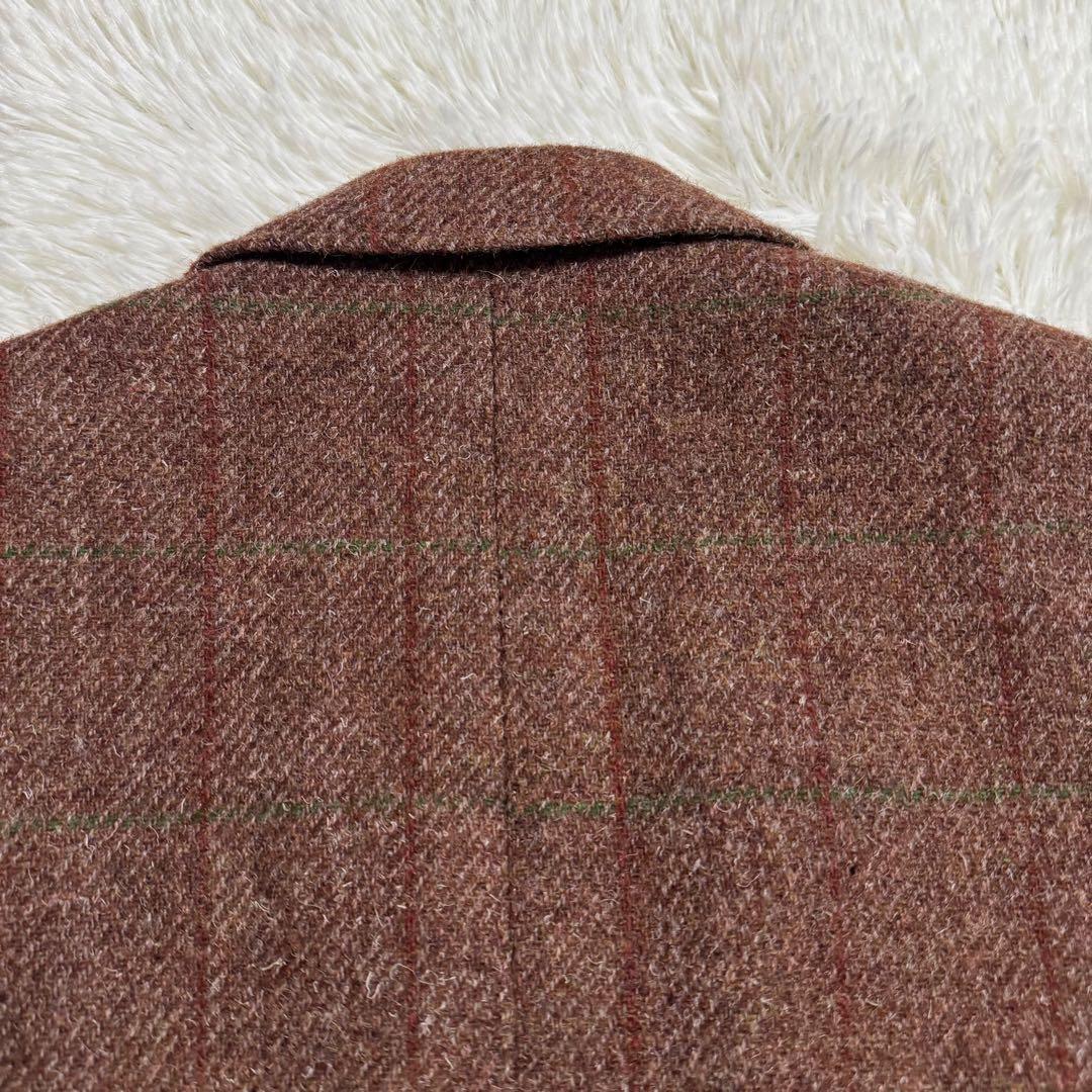 【希少色】ハリスツイード J.PRESS テーラードジャケット ヘリンボーン S