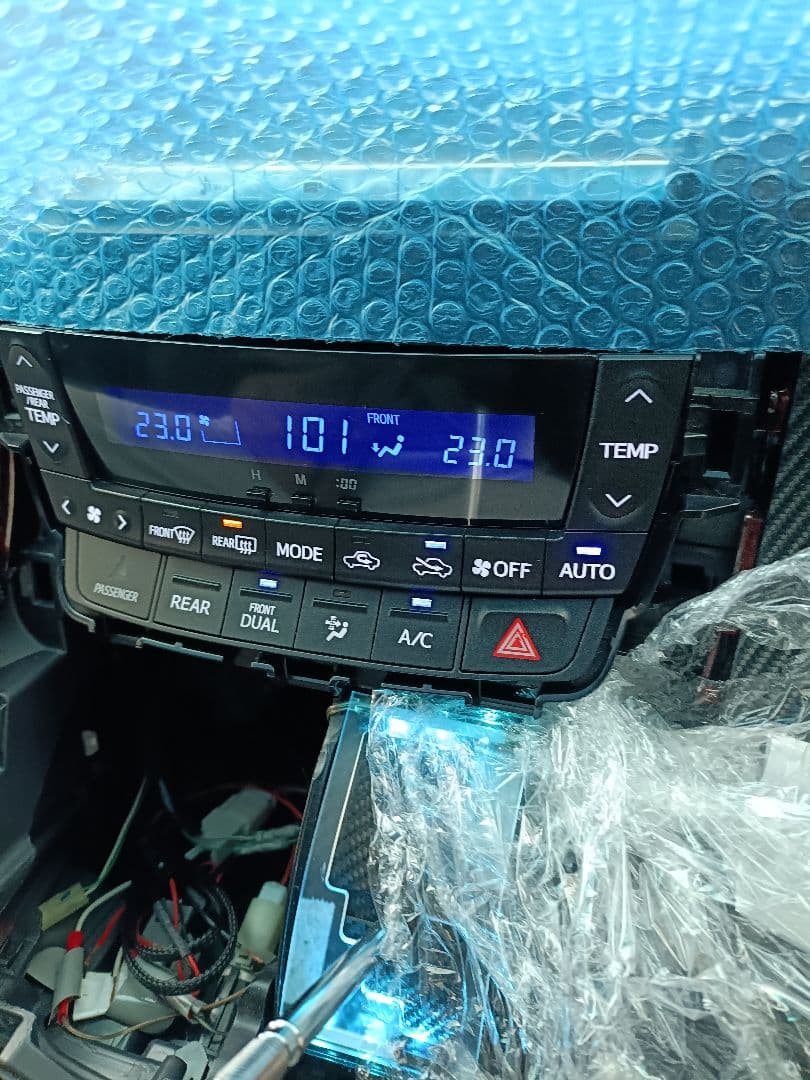 【LED打ち替え品】20ヴェルファイア アルファード後期最上級グレードエアコン