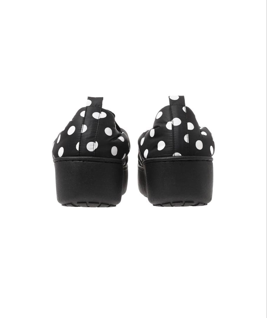 【SUBU】厚底サンダル 水玉模様