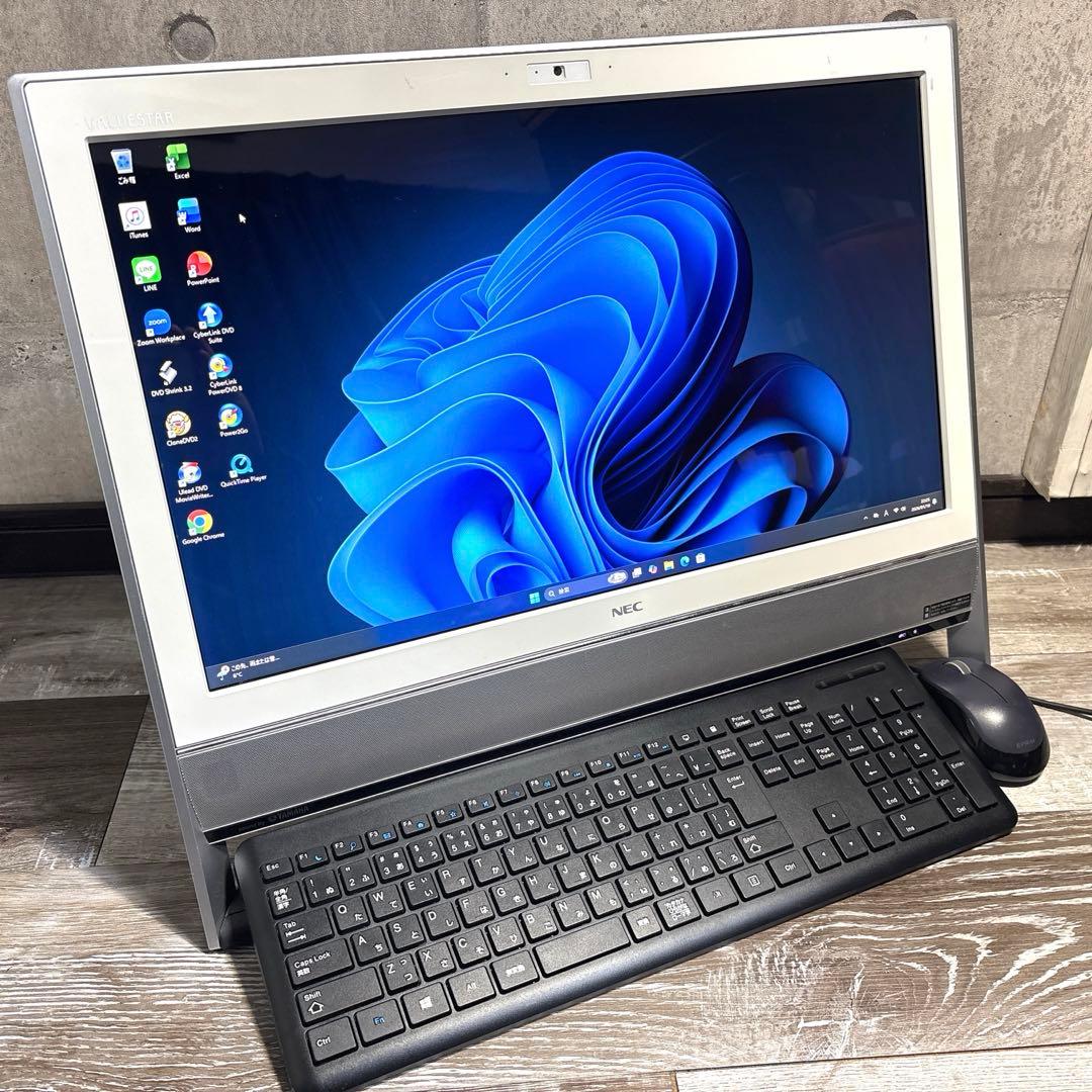 爆速仕様Core i7 NEC一体型パソコンSSD Webカメラ