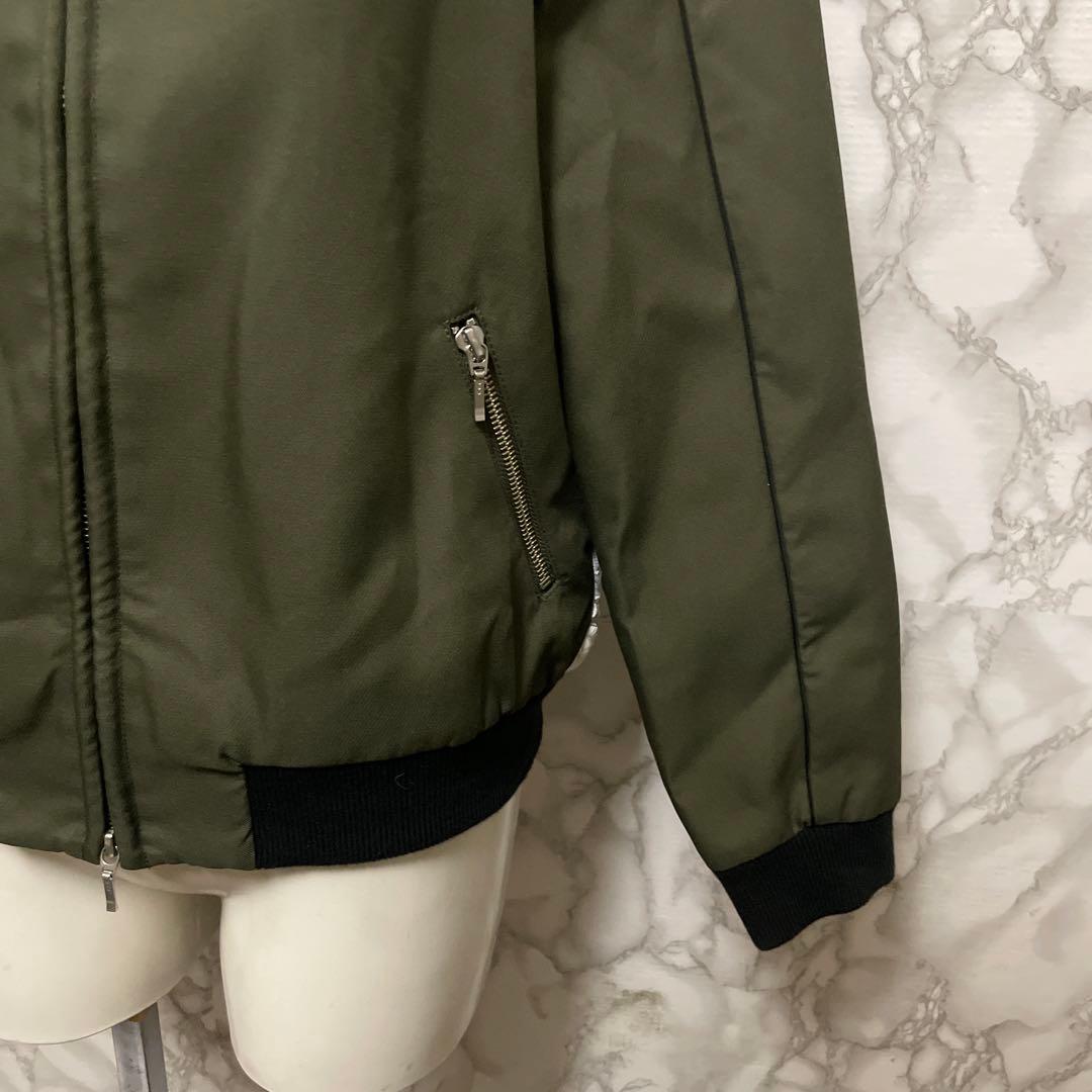 美品 Chesty レースデザインブルゾン　MA-1 ダブルジップジャケット