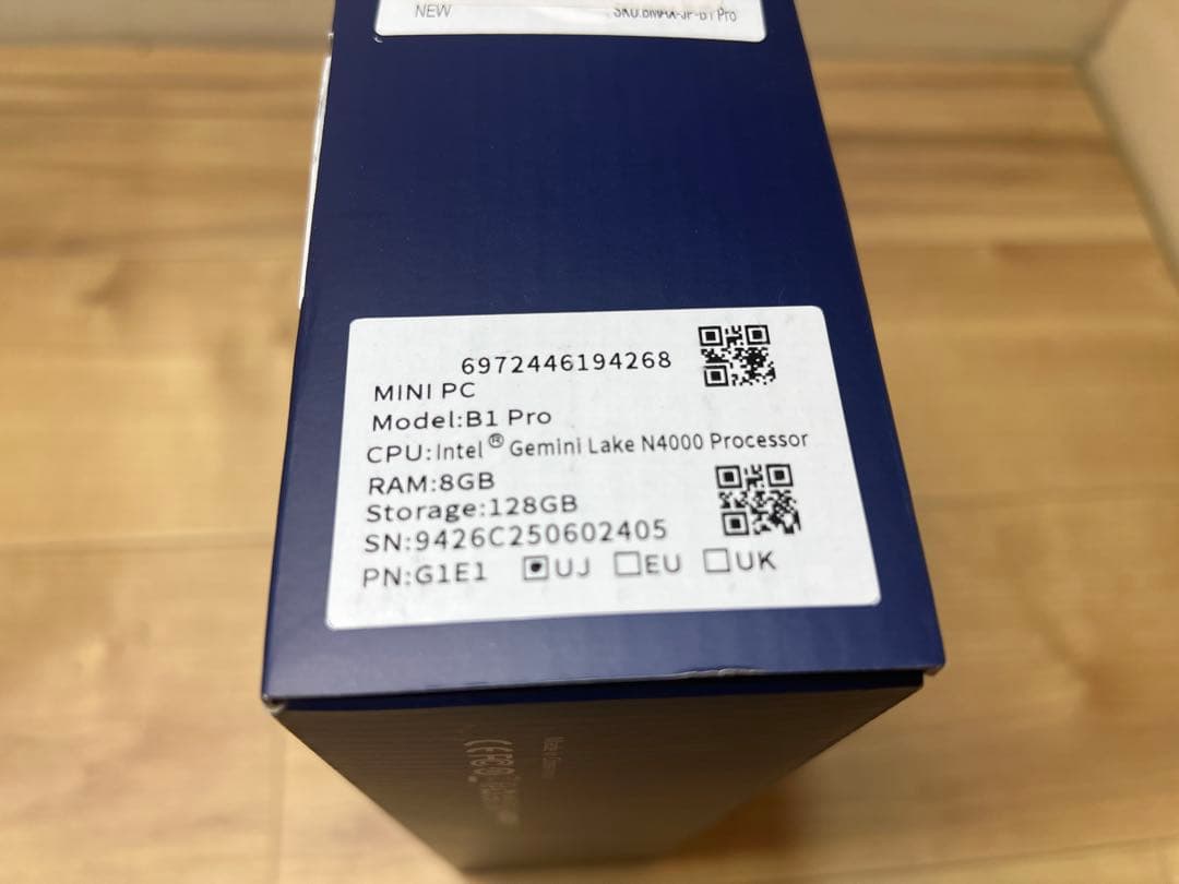 BMAX ミニPC B1Pro 8GB DDR4 128GB SSD