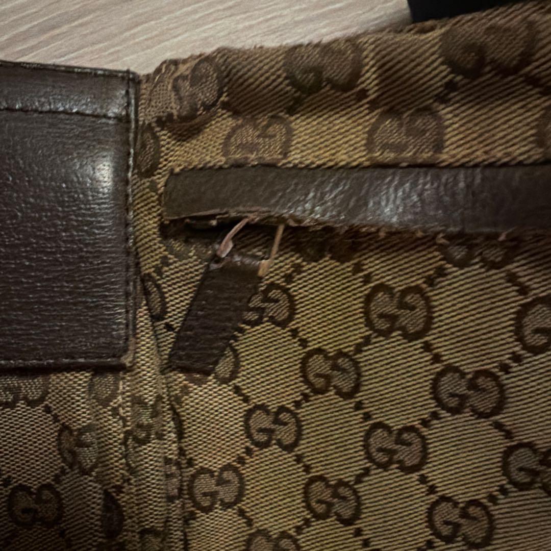 GUCCI GGパターン ボディバッグ ブラウン