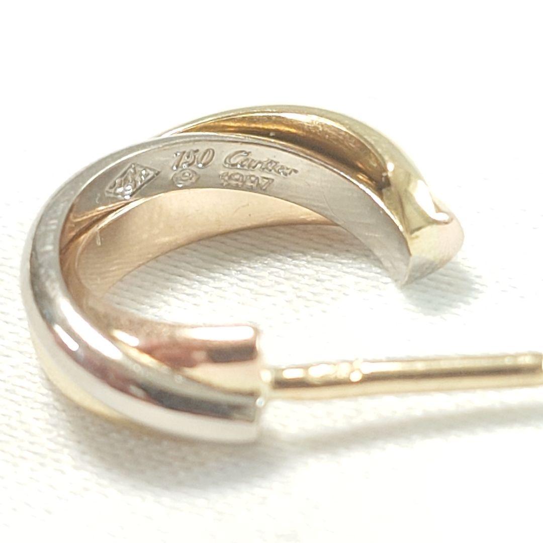【新品仕上げ】カルティエ トリニティ フープ ピアス 片耳用 6591
