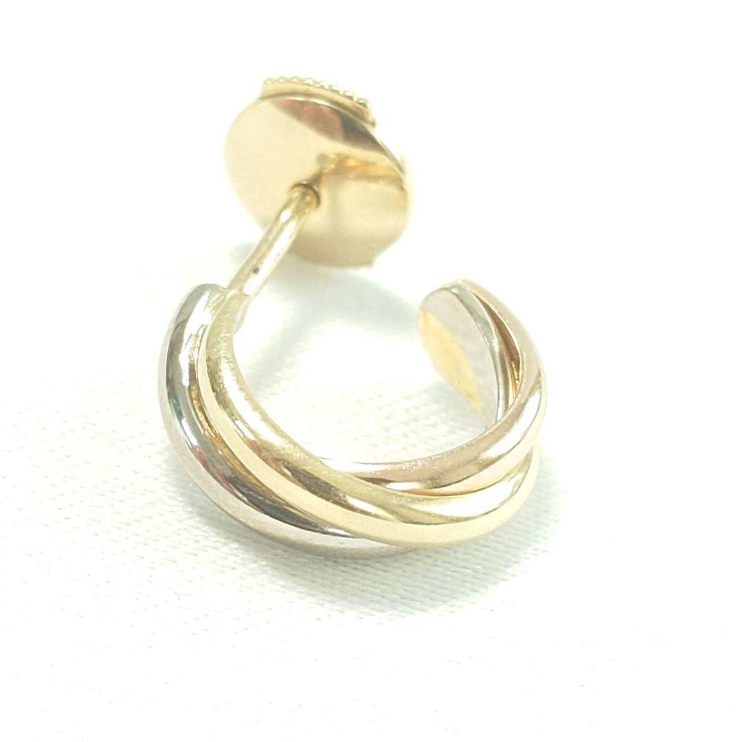 【新品仕上げ】カルティエ トリニティ フープ ピアス 片耳用 6591