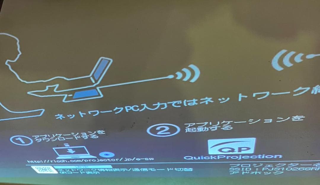 RICOH リコー PJ WX4153N 超短焦点プロジェクター 小型