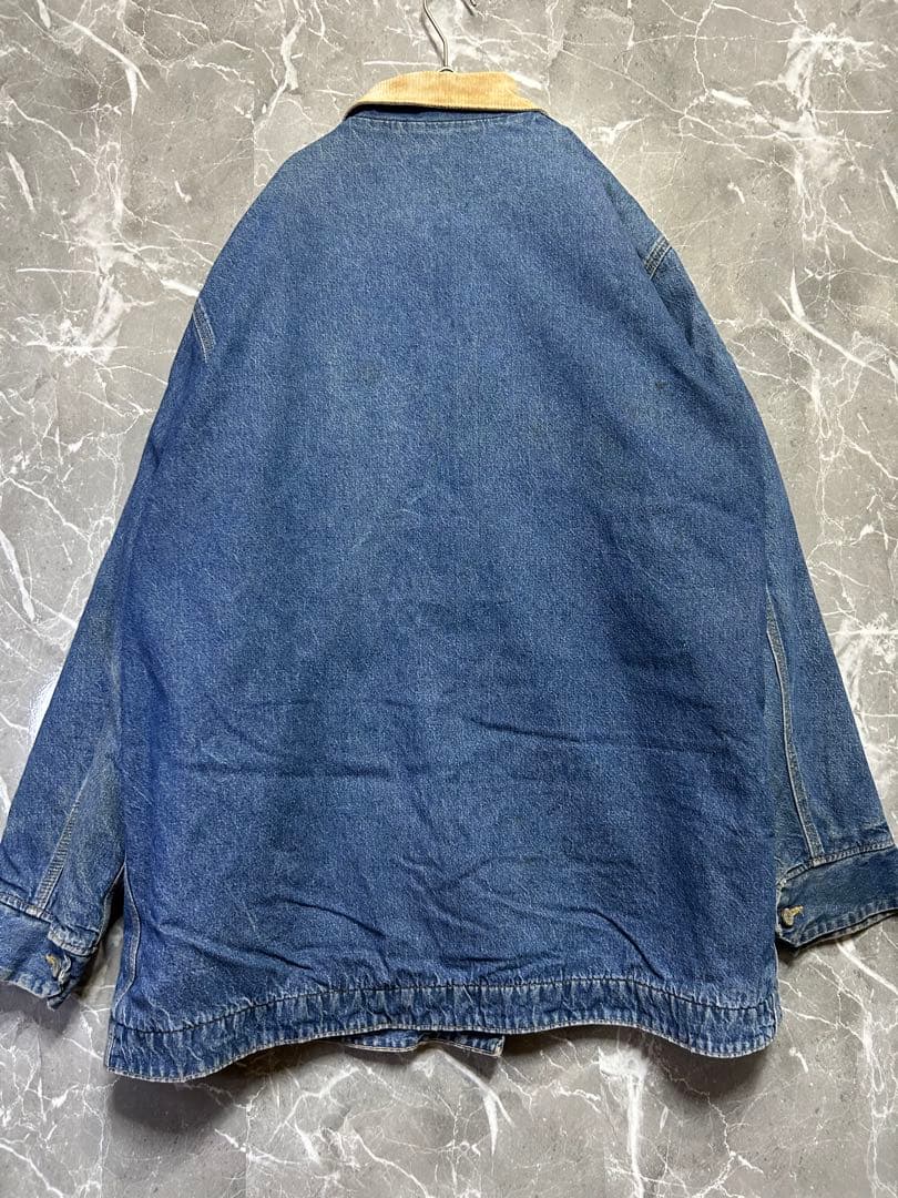 USA製 Roebucks デニムカバーオールXL相当 90s ヴィンテージ