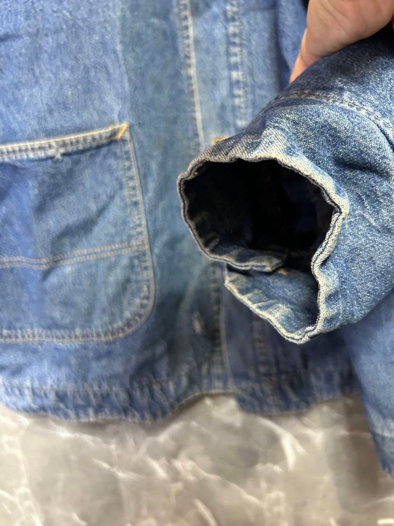 USA製 Roebucks デニムカバーオールXL相当 90s ヴィンテージ