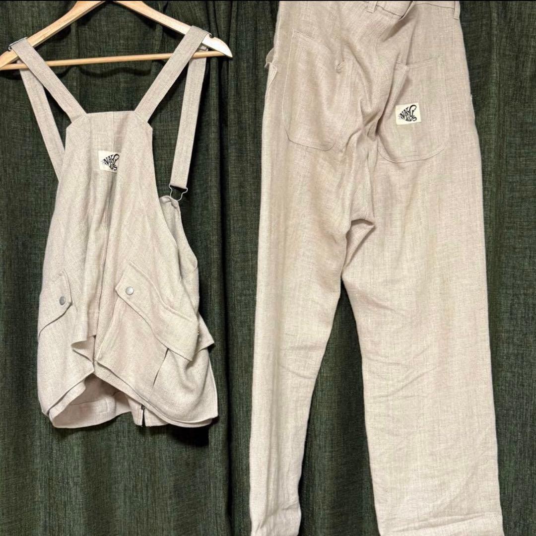 ナストイズ セットアップ 麻 Lサイズ