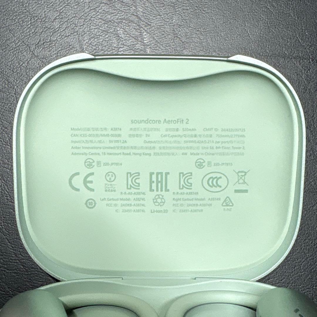 Anker Soundcore AeroFit 2 シルバーグリーン