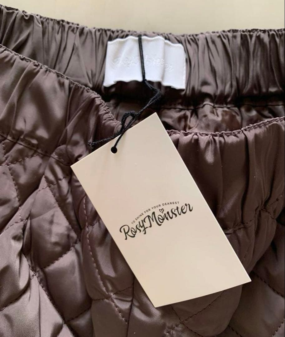 チビママさん専用⭐︎rosy monster⭐︎キルティングショートパンツ　ブラウン