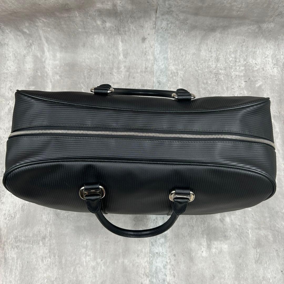 【美品・南京錠付】 ブルガリ ボストンバッグ ミレリゲ 大容量トラベル 出張