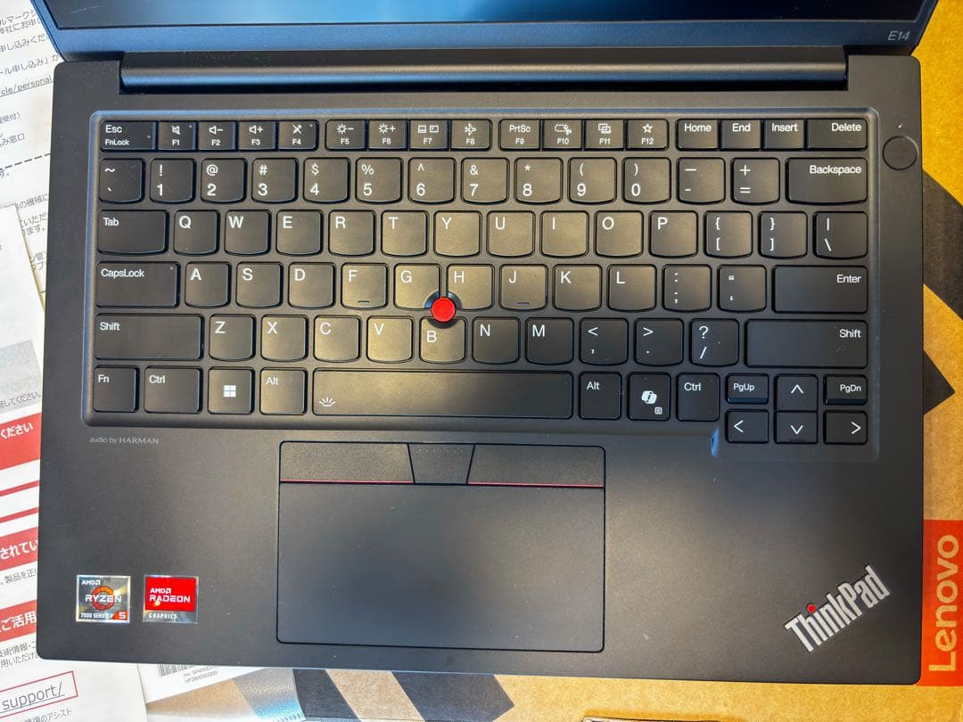 【ほぼ未使用】Lenovo ThinkPad E14 Gen6 US配列