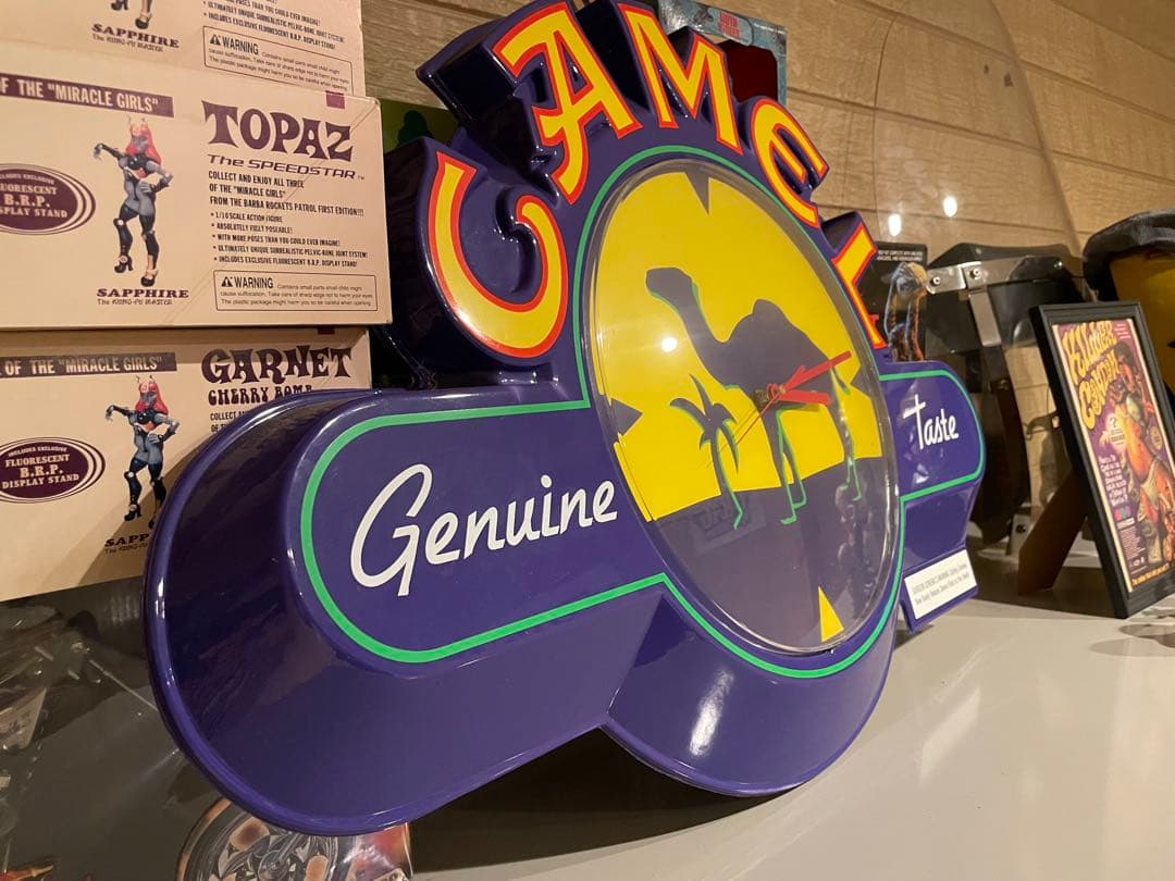 激レア！ビンテージ大型キャメルクロック！リペア済み。アメリカ輸入品　壁掛け時計