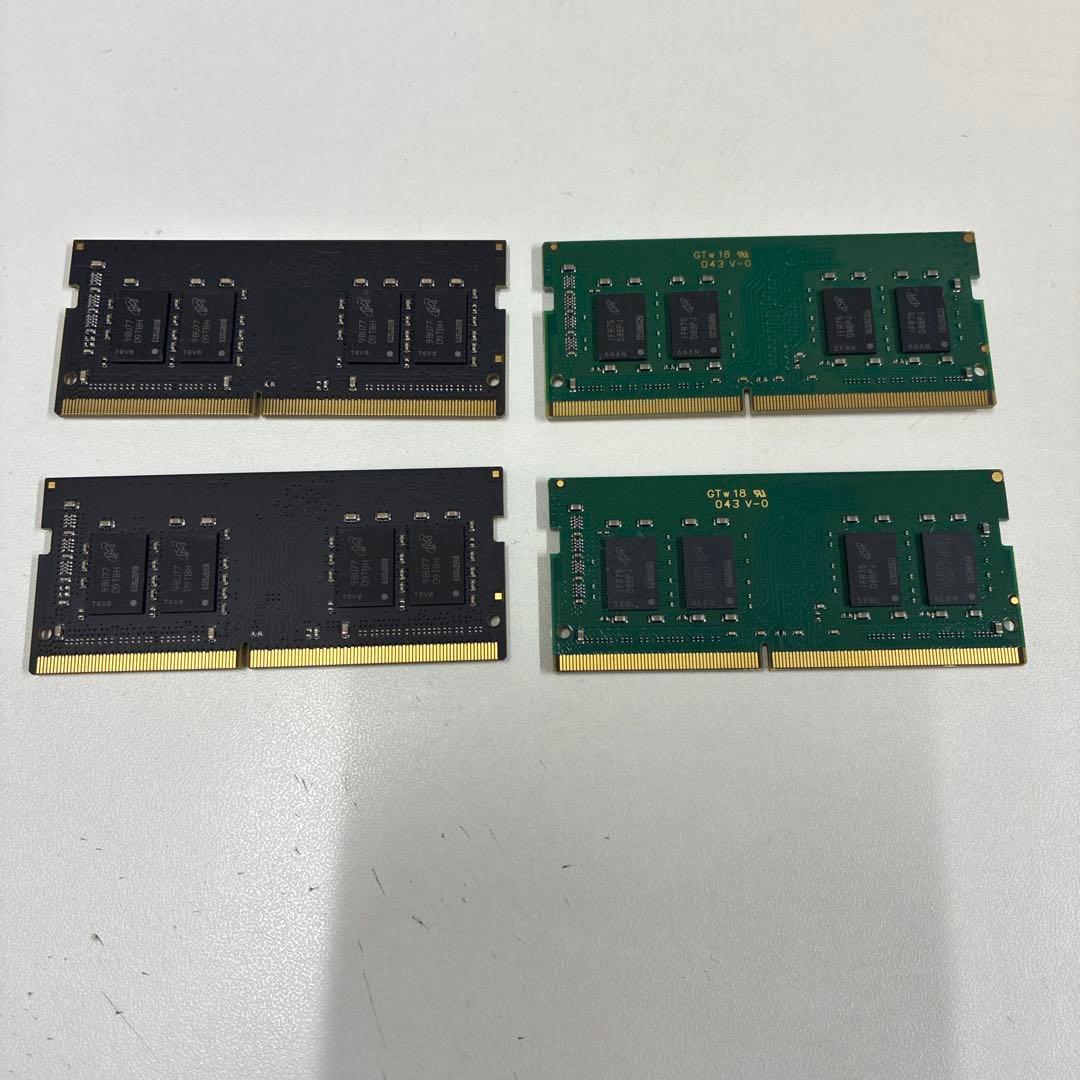 【送料込・中古・匿名配送】SO-DIMM DDR4 8GBメモリ4枚セット