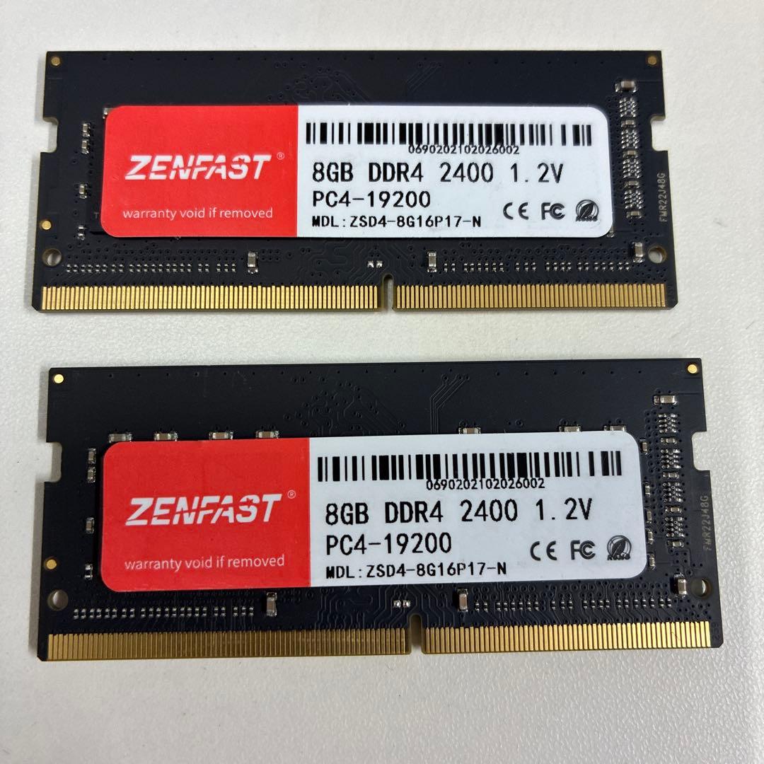 【送料込・中古・匿名配送】SO-DIMM DDR4 8GBメモリ4枚セット