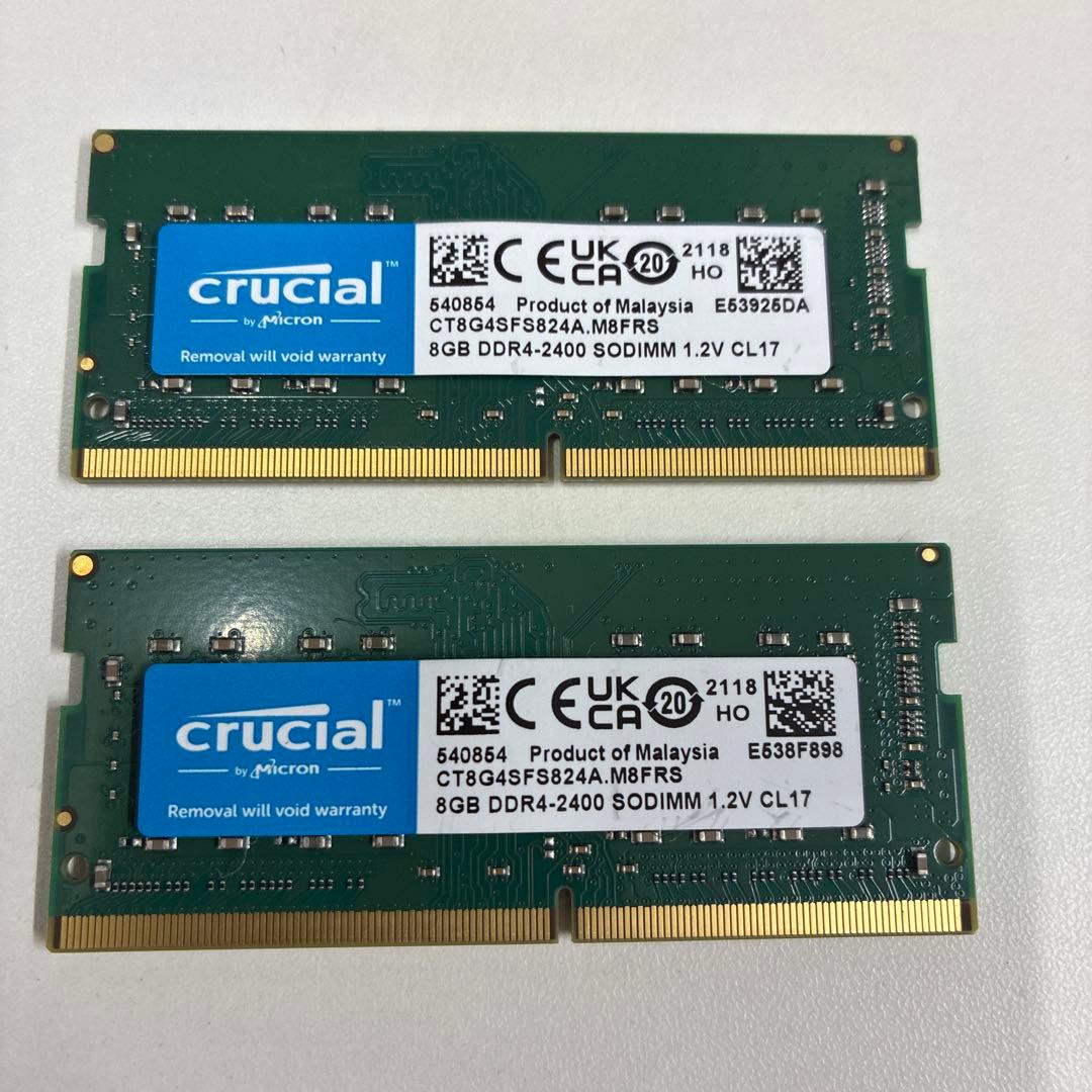 【送料込・中古・匿名配送】SO-DIMM DDR4 8GBメモリ4枚セット