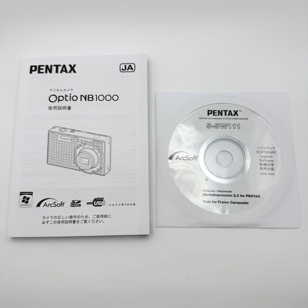 【箱付美品】PENTAX×nanoblock Optio NB1000 デジカメ