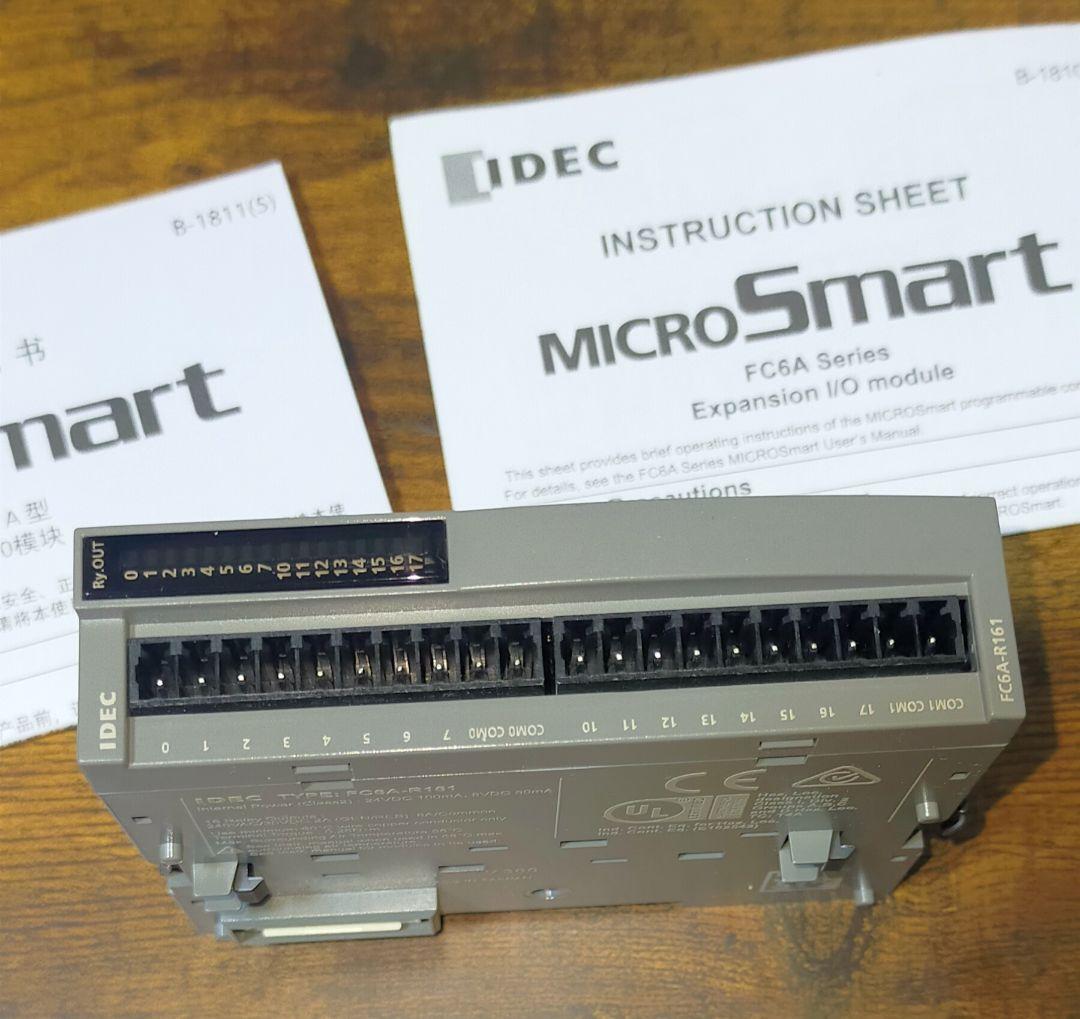 1個　IDEC FC6A-R161 16点リレー出力 PLC