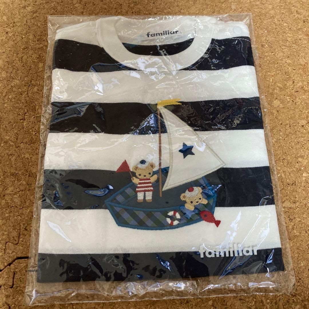 ぺろちゃん　ファミリア　Tシャツ② ボーダーヨット