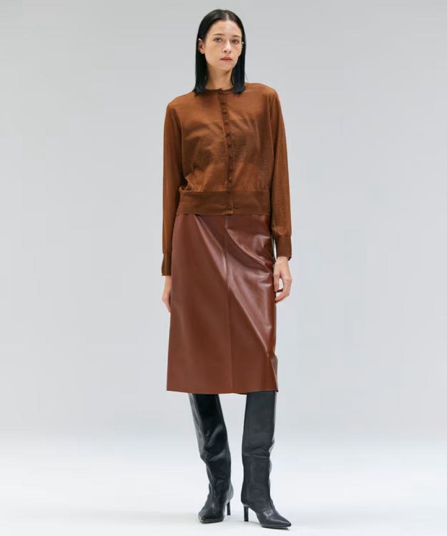 ♡新品♡BEIGE,CADDO / シアーウールカーディガン