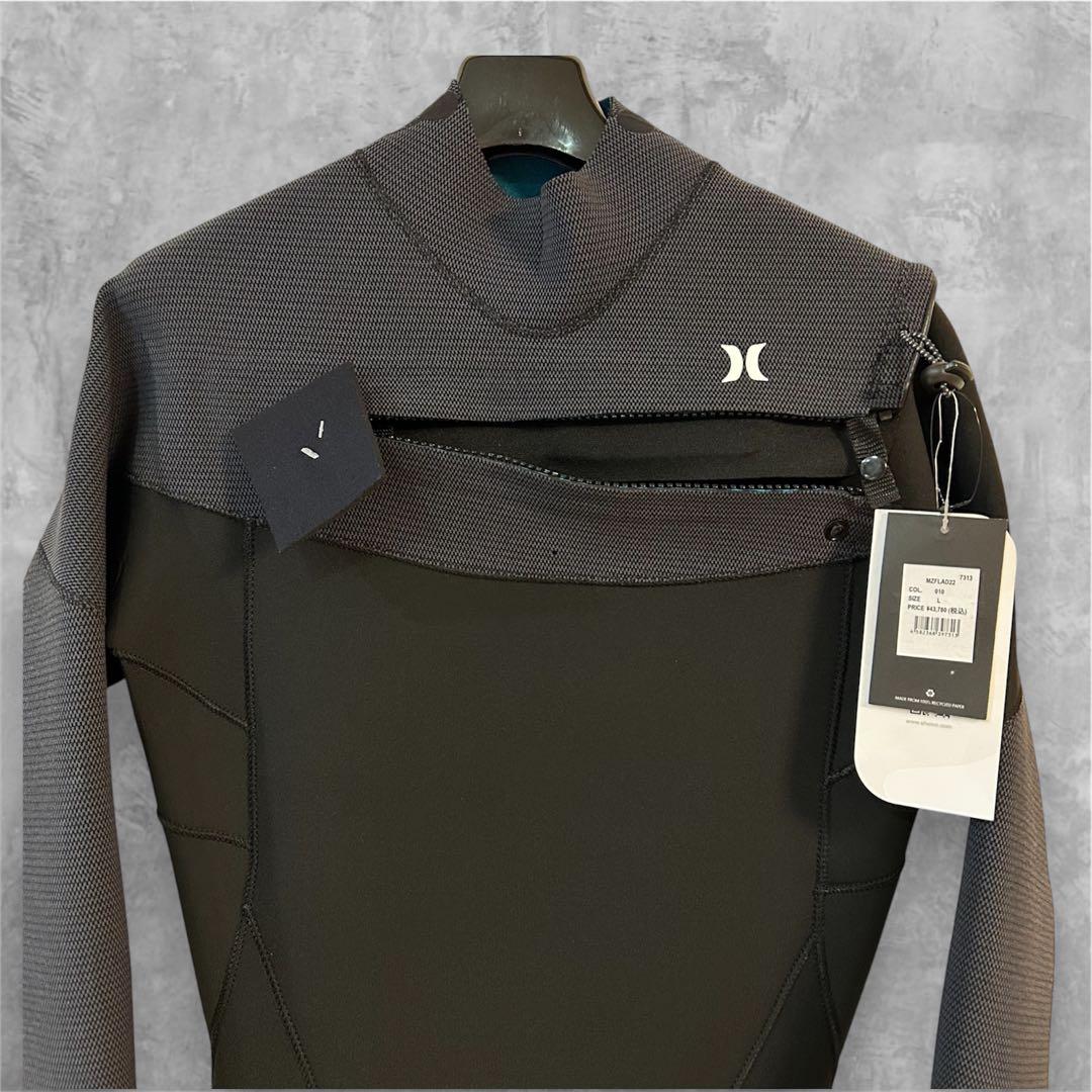 Hurley フルスーツ ブラック／シルバー Lサイズ 新品　送料無料