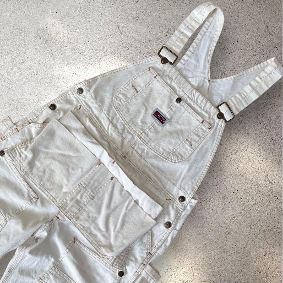 ビンテージ BIC MAC ダック地 ダブルニー　エプロン付　オーバーオール