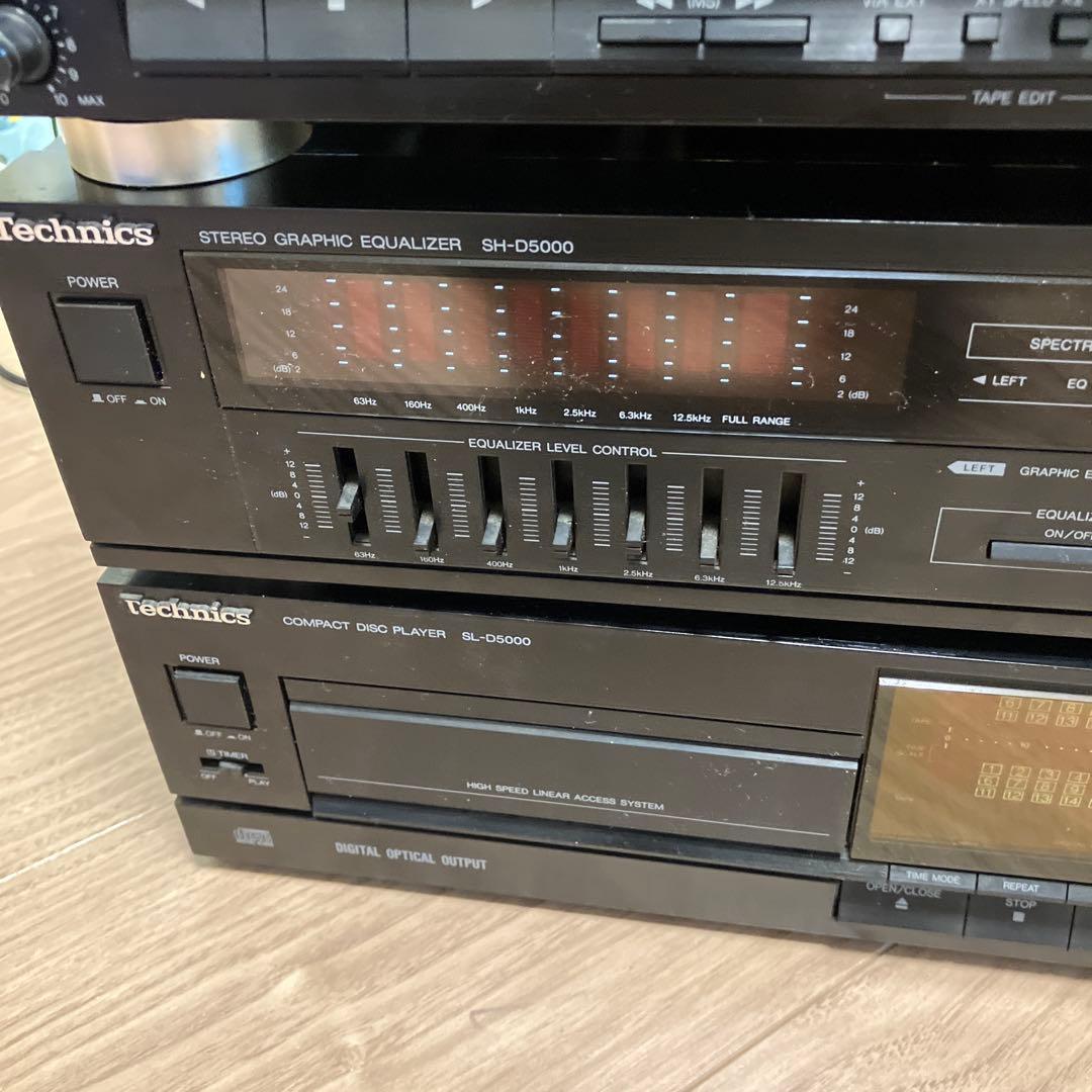 technics コンポセット　D-5000 ジャンク 動作未確認