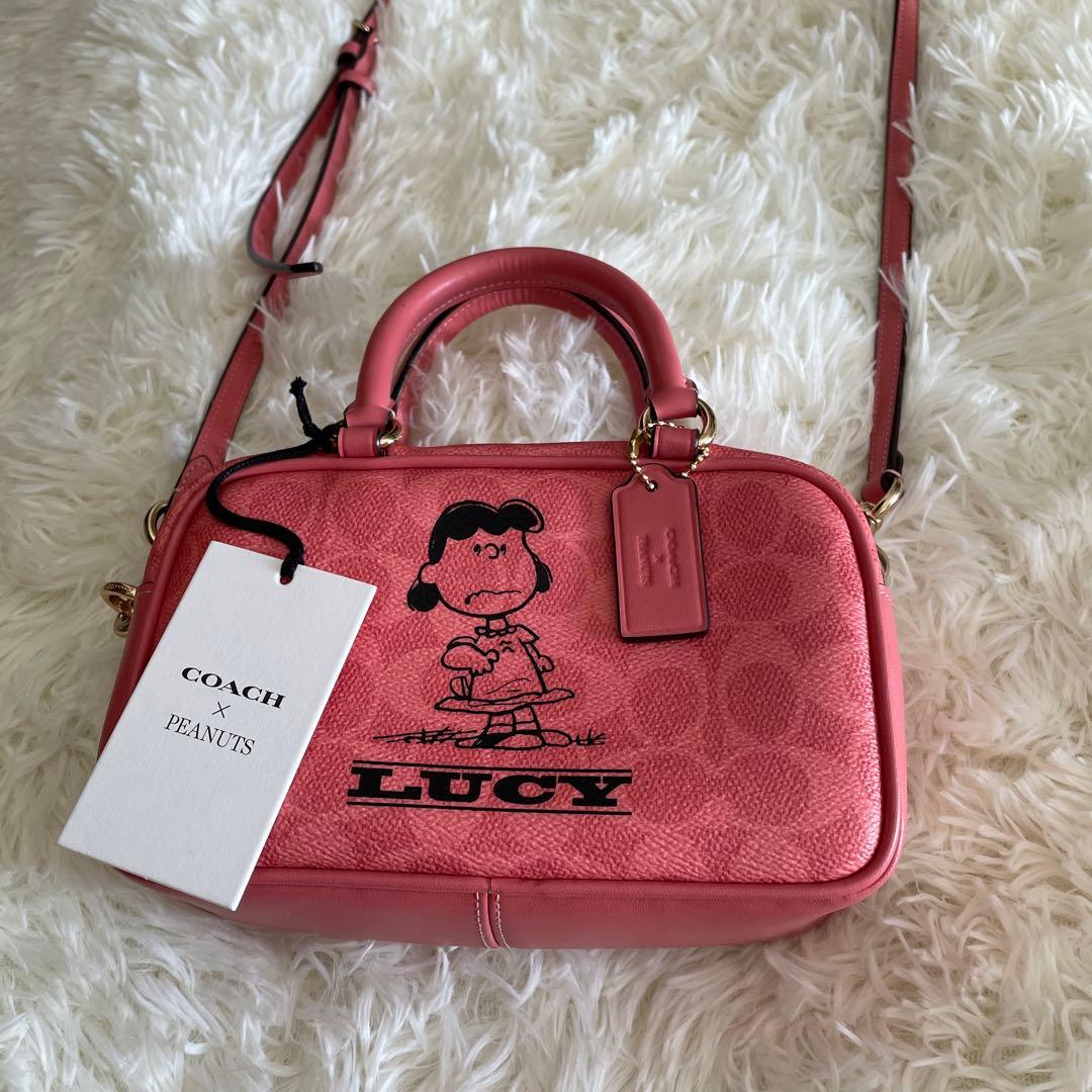 本日限定価格COACH x PEANUTS LUCY ショルダーバッグ新品未使用