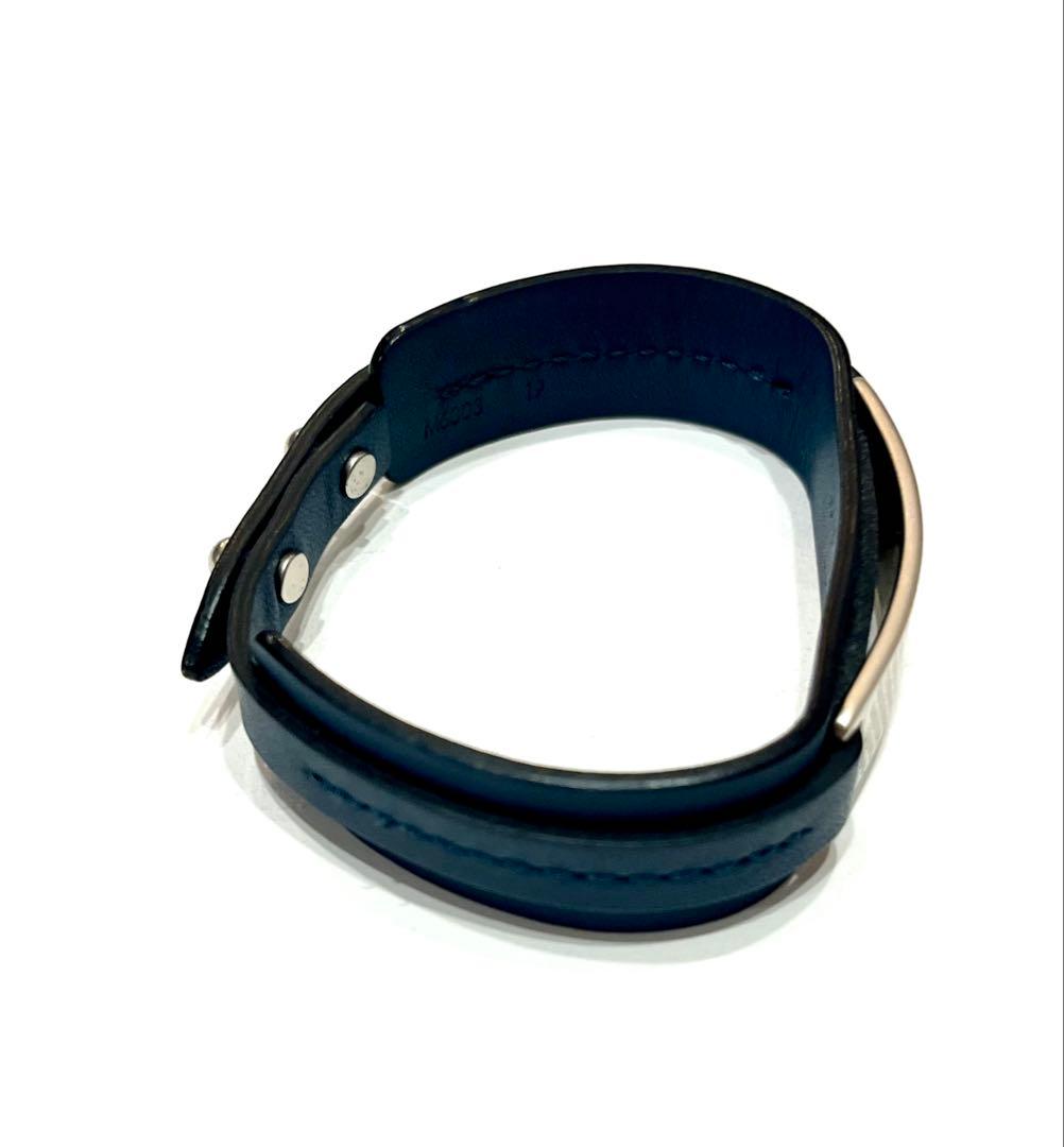 極美品☆ヴィトン ブラスレコズミック レザー ブレスレット　バングル ダミエ