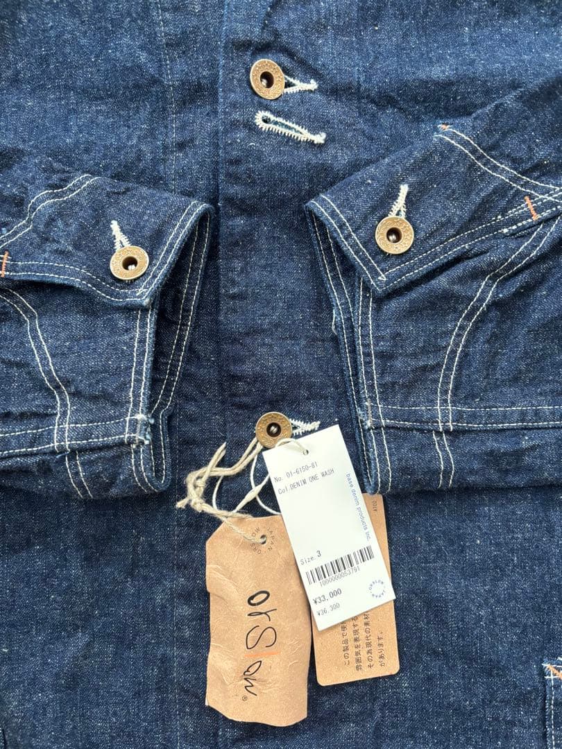 新品　タグ付き　オアスロウ　orslow 1940S COVERALL 3