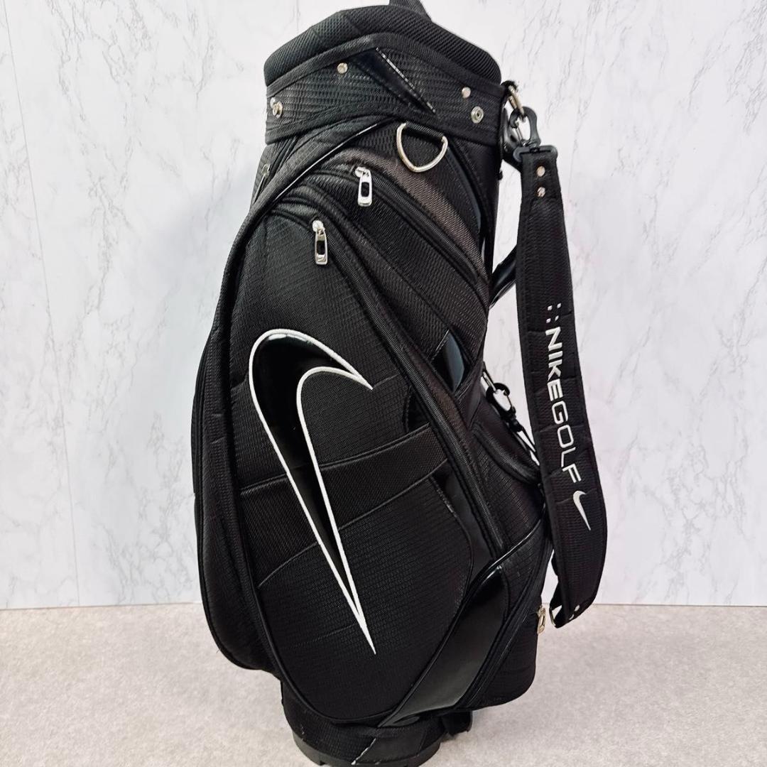 希少 NIKE ナイキ ゴルフ 9型 キャディバッグ 6分割 ブラック
