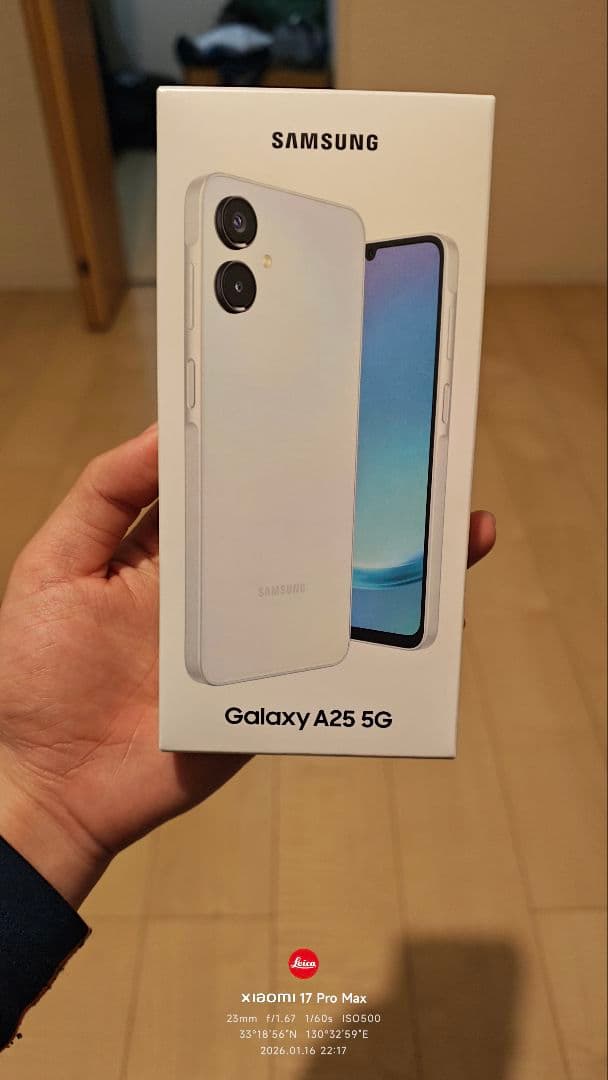 未開封の箱 Samsung Galaxy A25 5G 64GB