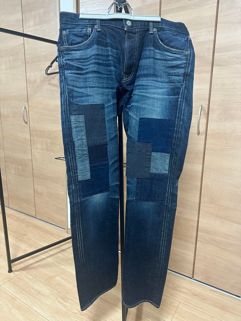 Schott ショットSTRETCH INDIGO DENIM PATCH