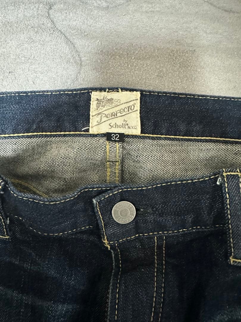 Schott ショットSTRETCH INDIGO DENIM PATCH