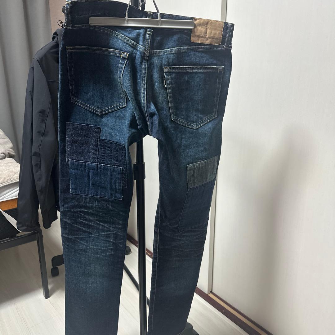 Schott ショットSTRETCH INDIGO DENIM PATCH