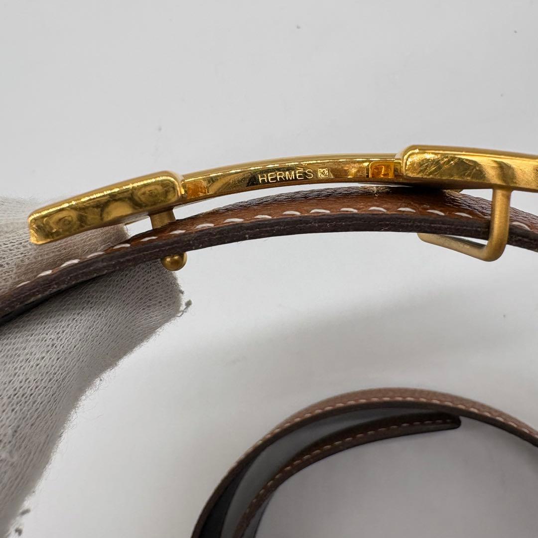 【極美品】エルメス ベルトバックル コンスタンス　リバーシブルベルト ⬜︎H