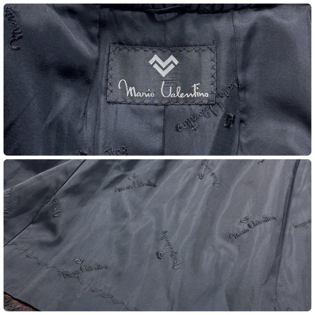 美品　総丈91cm　マリオヴァレンティ　グラマミンク　ファーコート　なめし柔らか