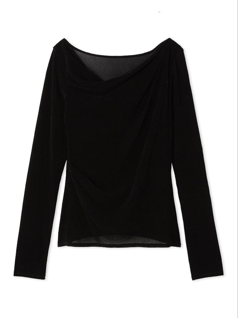 FRAY I.D デコルテタックフロッキーチュールトップス