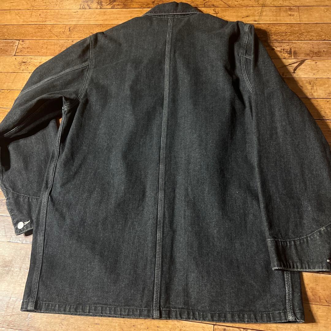 00s Carhartt カーハート カバーオール チョアコート 炭黒 古着