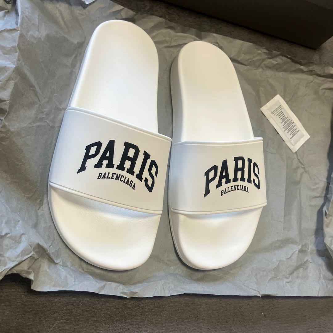 BALENCIAGA プールサンダル 38サイズ(24.5〜25cm)0706