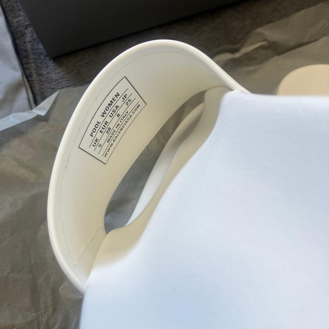 BALENCIAGA プールサンダル 38サイズ(24.5〜25cm)0706