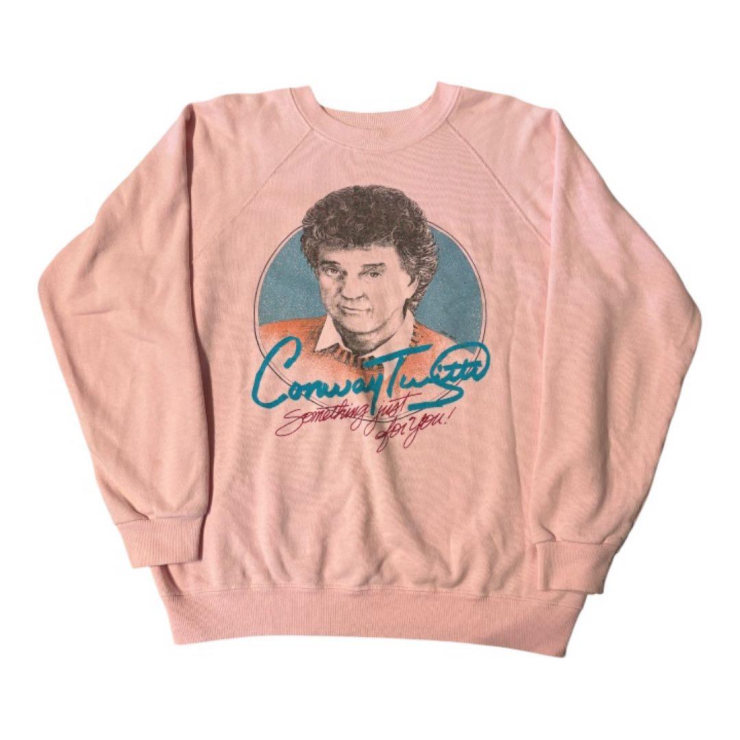 希少80s ヘインズ USA製 ヴィンテージ スウェット L ピンク　古着