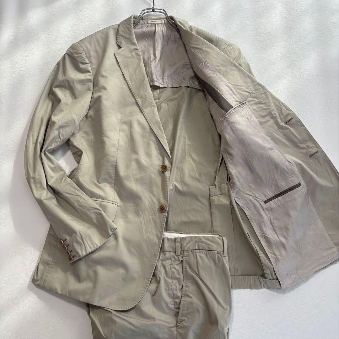 アルマーニコレツォーニ[3XLサイズ M LINE]スーツ セット ライトグレー