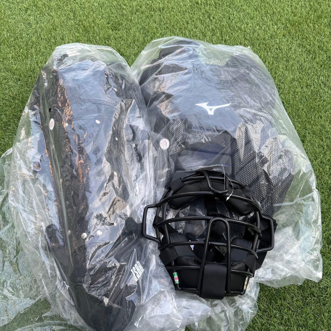 MIZUNO ミズノ　野球 キャッチャー レガース プロテクター マスク 防具