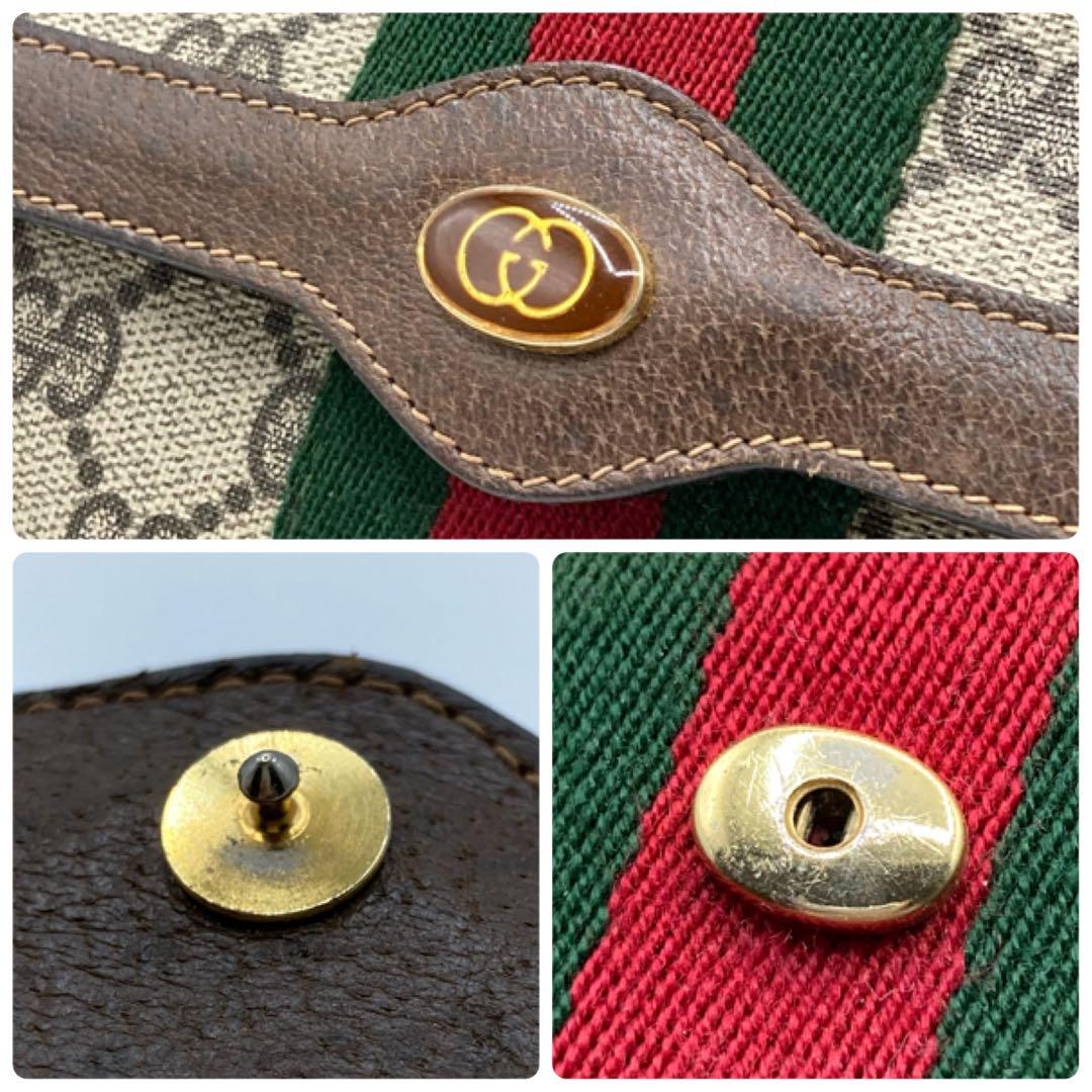 GUCCI シェリーライン クラッチバッグ インターロッキング GG レザー