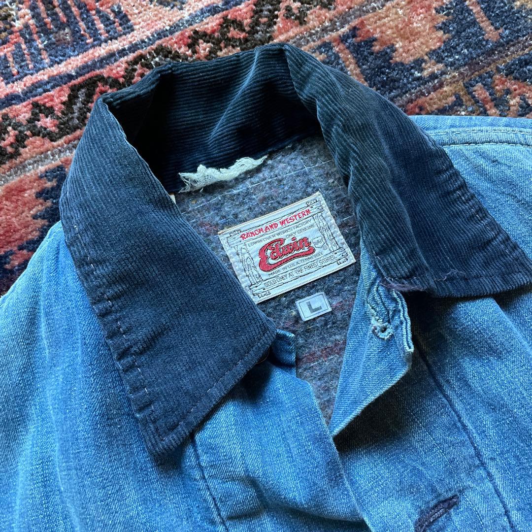 EDWIN RANCH AND WESTERN デニム カバーオール 90s