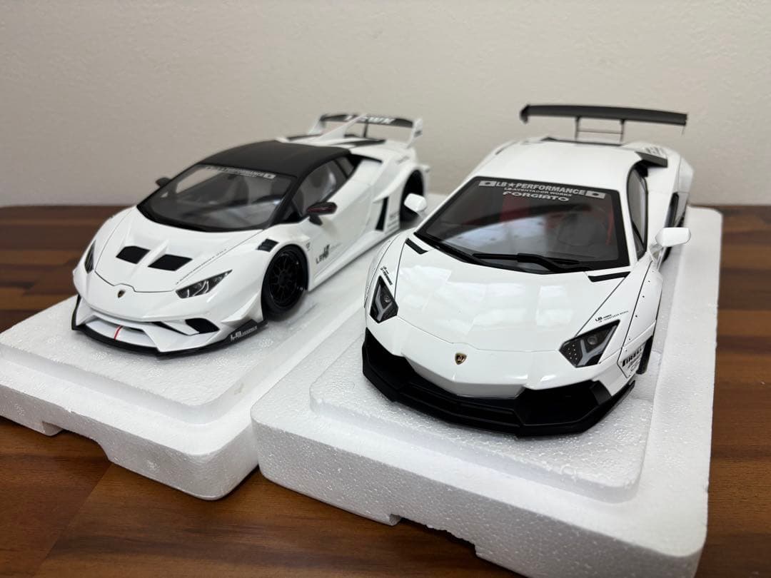 ☆AUTO art☆ランボルギーニ LB−WORKS 1/18 2台セット＋α