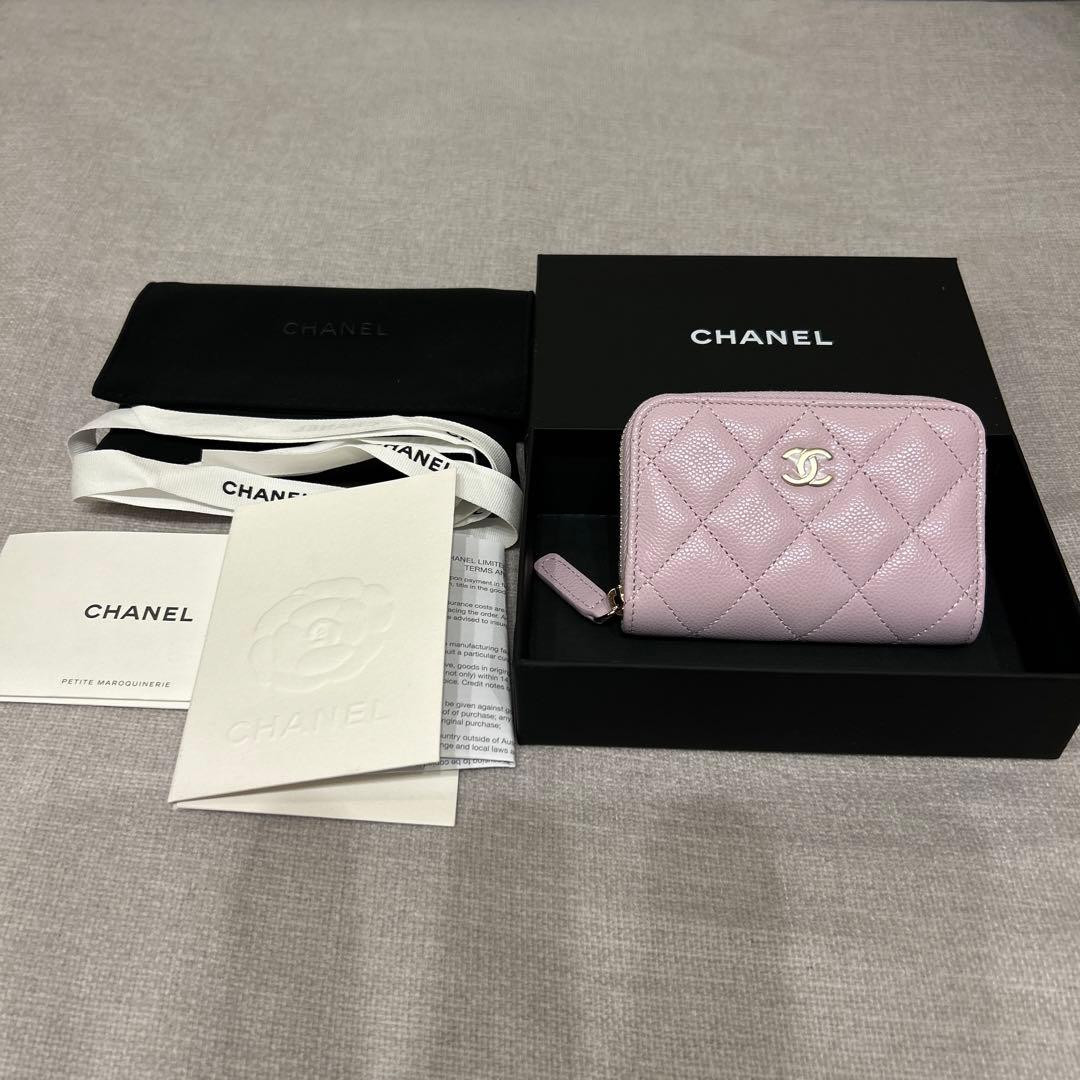 ★新品未使用★ CHANEL シャネル ジップパース ピンク