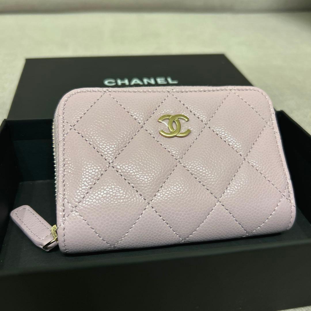 ★新品未使用★ CHANEL シャネル ジップパース ピンク